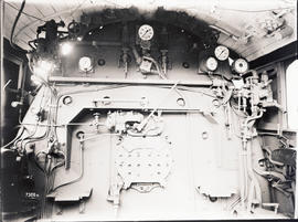 SAR Class 15F No 2909-2922 built by Henschel and Sohn No 23932-23945 in 1938. View of cab.