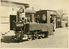 South-West Africa. DSWA NG Zwillinge No 154A in station.