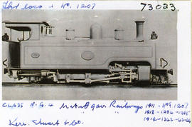 SAR Class NG4 No 10 built by Kerr, Stuart & Co for the Natal narrow gauge branches.