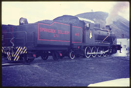 Witbank district. Springbok Colliery Ltd No 2 steam locomotive.