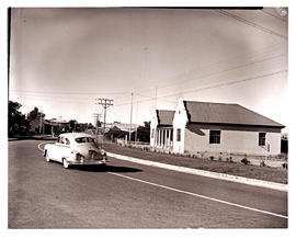 Colenso, 1949. Road entrance into town.