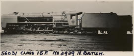 SAR Class 15F No 2929, built by North British Loco Co No 24463-24506 of 1939. Engine fitted with ...