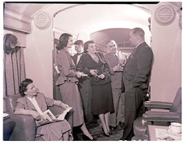 "1950. Blue Train lounge car."