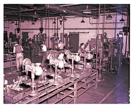 Springs, 1954. Electrical equipment factory interior.