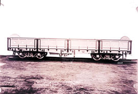 SAR bogie drop-sided wagon Type D-24 with diamond frame bogies.