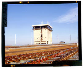 Bapsfontein, December 1982. Sentrarand control tower. [T Robberts]