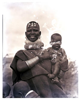 Northern Transvaal, 1950. Mother and child.