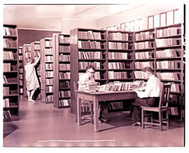 "Nelspruit, 1960. Public library interior."