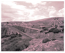 "Mossel Bay district, 1976. Construction of third bridge over Gourits River."