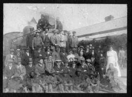 Burgersdorp, 1922. Station staff. (Donated RC Tresidder)