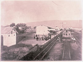 Komatipoort, 1891. Railway station. (NZASM Album 100106/30)