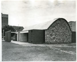 Johannesburg, January 1959. SAR memorial chapel at Park station. Kirkness Bricks.