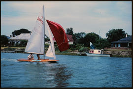 Port Elizabeth, January 1972. Yachting on the Swartkops River at Redhouse. [S Mathyssen]