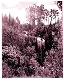 "Knysna, 1976. Bracken Hill waterfall."