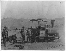 Springbok district. 'Pioneer' locomotive derailed during Anglo-Boer War when it was sent with a t...
