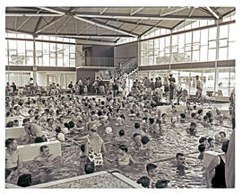 "Aliwal North, 1963. Enclosed pool at hot spring resort."