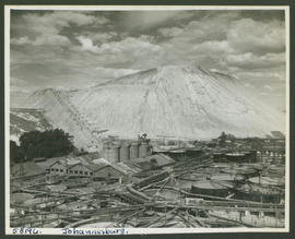 Johannesburg, 1951. Gold mine with mine dump.
