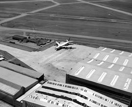 Johannesburg, circa 1979. Jan Smuts Airport. Aerial view.