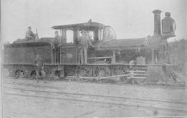 CGR 1st Class No 18 built by Avonside Engine Co. Employed on the construction of the New Cape Cen...
