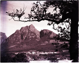 Cape Town, 1951. University of Cape Town in the distance.