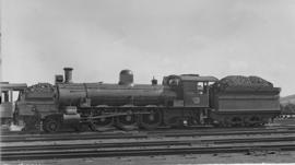 Cape Town. SAR Class 5A No 721 at Paarden Eiland shed.