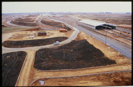 Bapsfontein, December 1982. View of Sentrarand marshalling yard. [D Dannhauser]