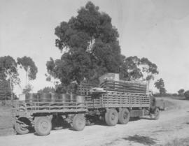 Swaziland, 1936. SAR Bussing NAG three-axle truck No 904.