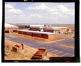 Bapsfontein, December 1982. Hostel complex at Sentrarand. [T Robberts]