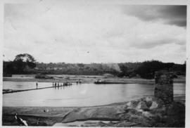 Omaruru, South-West Africa, 11 March 1934. Deviation after washaway at Omaruru River.