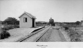 Chiselhurst, 1895. Cape 7th Class No 351 on train approaching station building. (EH Short)
