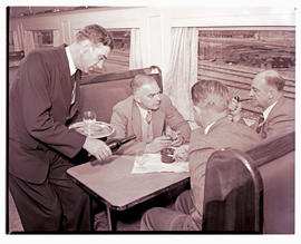 "1952. Blue Train dining car."