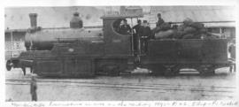 Okiep - Port Nolloth narrow gauge railway. Mountain type locomotive No 6 'Clara' in use from 1890...