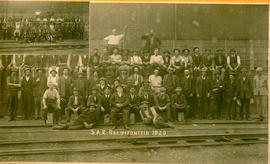 Johannesburg, 1920. Braamfontein station staff. (Donated P Range)