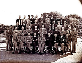 Kroonstad Railway Training College, March 1954. Railway police.