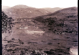 Rhodesia. Panorama over Great Zimbabwe.