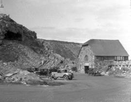 Mossel Bay, 1931. Tearoom below Cape St Blaize lighthouse.