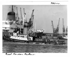 East London, 1968. Harbour tug 'John X Merriman' in Buffalo Harbour.