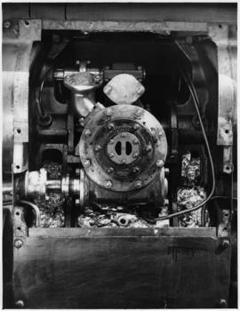 Locomotive rotary cam valve gear.