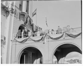 Pretoria, 31 March 1947. Investiture at Voortrekkerhoogte to present military honours to members ...