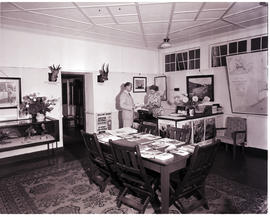 Port Elizabeth, 1950. Interior of Port Elizabeth Publicity Association office.