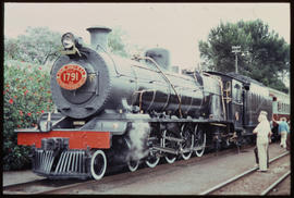 Rustenburg, 6 November 1976. SAR Class 15A No 1791 with headboard 'Railway Society of SA Farewell...