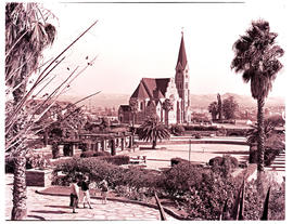 Windhoek, South-West Africa, 1957. Lutheran church.