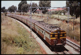 Johannesburg. SAR type 5M2A suburban train No 95 near Roodepoort.