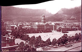 Cape Town. City Hall and Table Mountain.