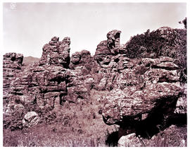 "Graskop district, 1963. Rock formations."