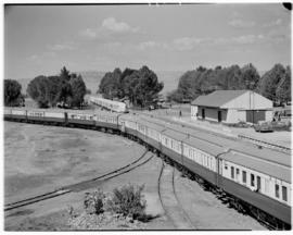 Maseru, Basutoland, 11 March 1947. Staging point for the Royal Train at railway station.