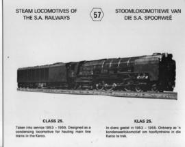 SAR postcard series No 57: SAR Class 25.