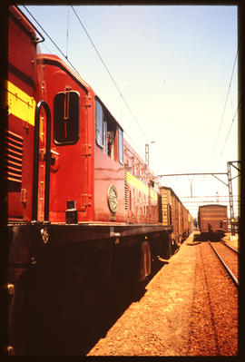 February 1977. Partial view of SAR diesel locomotive. [Jan Hoek]