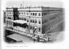 Cape Town. Railway station building.