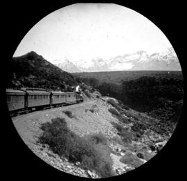 De Doorns. Train in the Hex River Pass.
